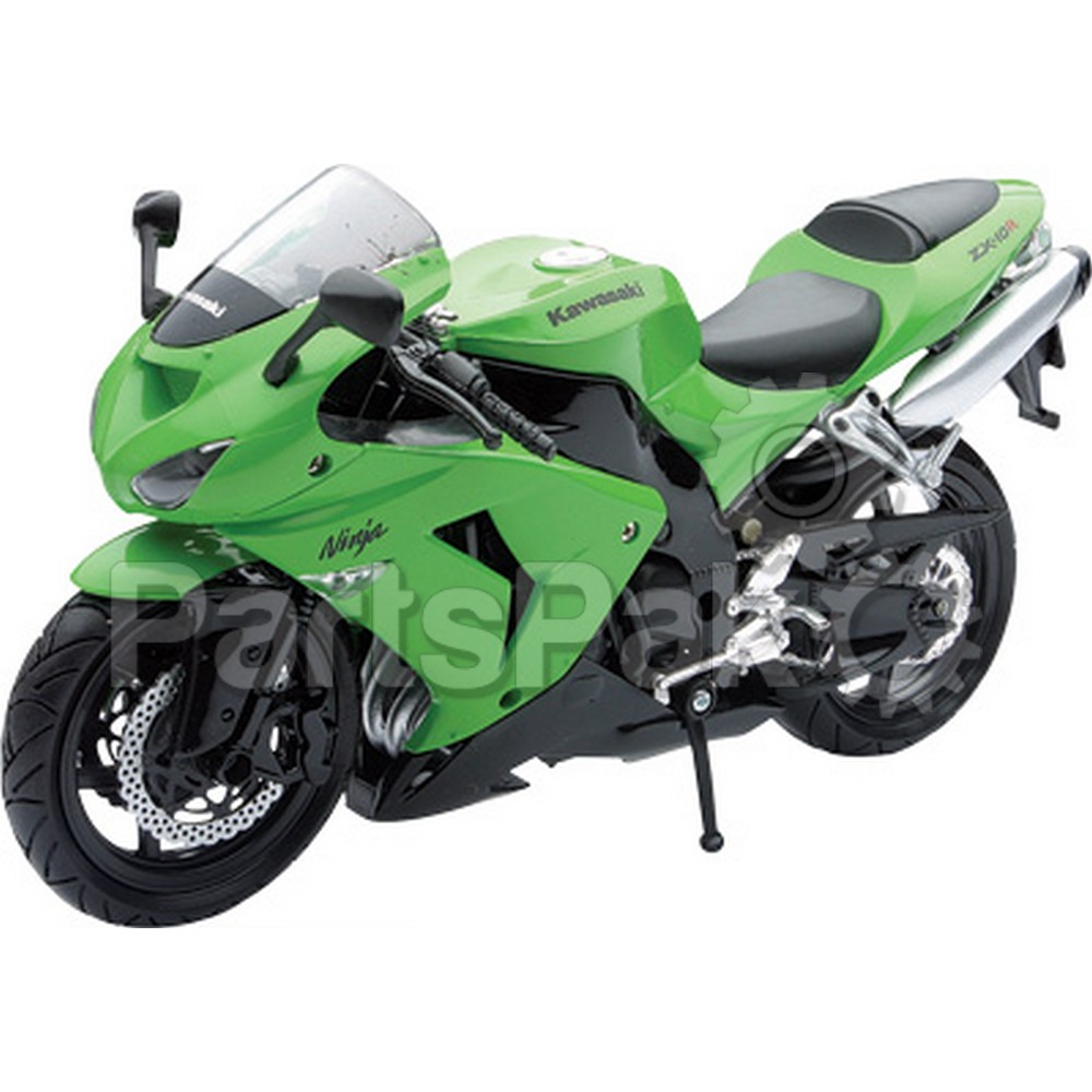 New-Ray 42443A; Replica 1:12 Super Sport Bike 06 Fits Kawasaki Zx10R Green
