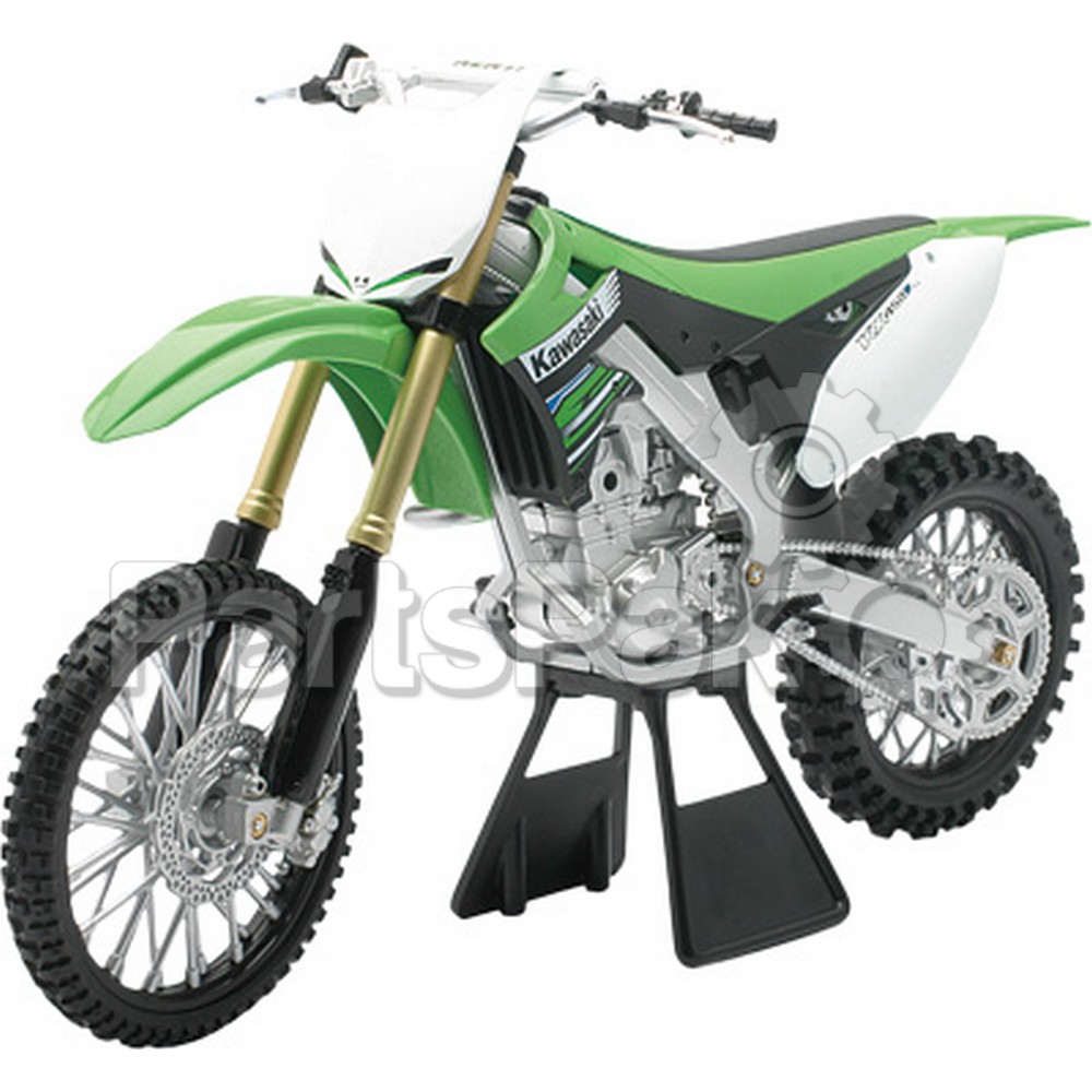 New-Ray 49403; Replica 1:6 Race Bike 12 Fits Kawasaki Kx450F Green