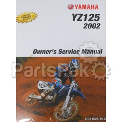 Yamaha LIT-11626-15-26 Yz125P1 Owners Service Manual; LIT116261526
