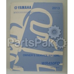 Yamaha LIT-11626-26-52 Wr450F 2013 Owners Service Manual; LIT116262652