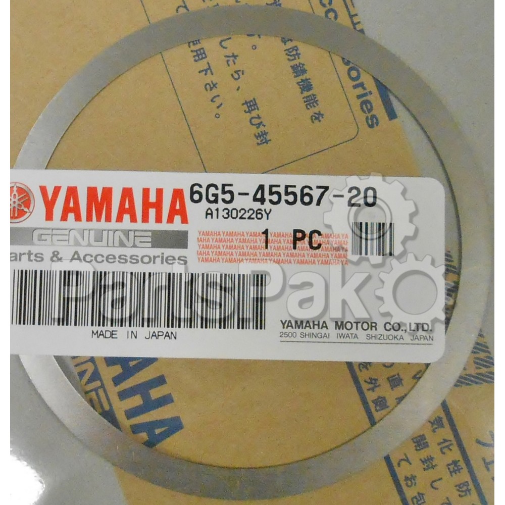 Yamaha 6G5-45567-20-00 Shim (T:0.15-mm); 6G5455672000
