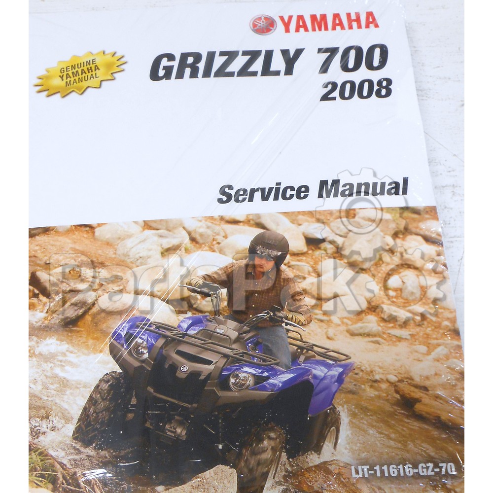 Yamaha LIT-11616-GZ-70 Yfm7Fghx/ Fgpdux/ Fgphx/ Fgpsp Service Manual; LIT11616GZ70