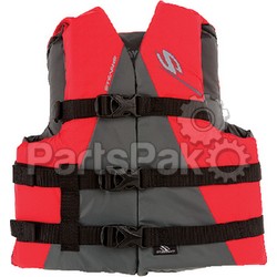 Stearns 3000001707; PFD Life Jacket, 3050 Clasic Youth Nylon Wts Red