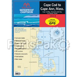 Maptech WPB02403; Chartbook Cap Cod-Cape Ann MA