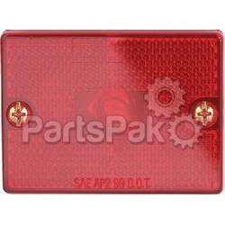 Optronics MC36RBP; Clearance Marker Square Red Stud Mount