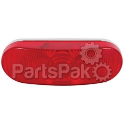 Optronics ST70RBP; 6 Inch Oval Red TailLight Single