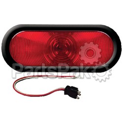 Optronics ST74RBP; 6 Inch Oval Red TailLight Kit