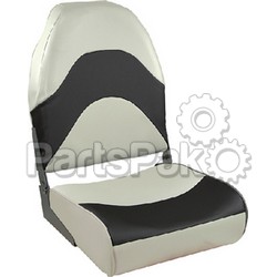 Springfield 1062089; Premium Fold Seat White/Grey