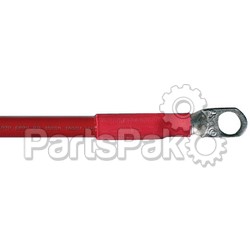 Cobra Wire & Cable A2004T0172IN; 4Ga Red 72 inch Sae Battery Cable; LNS-446-A2004T0172IN