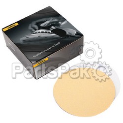 Mirka Abrasives 23612500; Gold 5 Inch Grip Disc 500 Grit Sand Paper 50/Pk; LNS-465-23612500