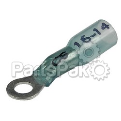 SeaChoice 63811; 16-14 Number 10 Heat Shrink Ring Terminal 100 Pack