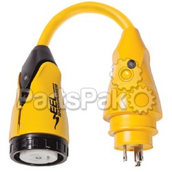Marinco (Actuant Electrical) P30503; Eel Adap 30A Male/50A 125V Fe