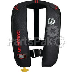 Mustang Survival MD20140260; Mit 100 Inflatable Pfd Manual Black/Red Life Jacket