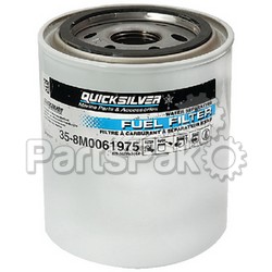 Quicksilver 35-8M0061975; Water Separating Fuel Filter, OMC Spin-on Replaces Mercury / Mercruiser; LNS-710-35-8M0061975
