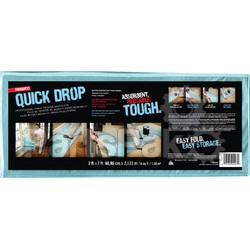 Trimaco 90027; Quick Drop cloth 2X7 ft