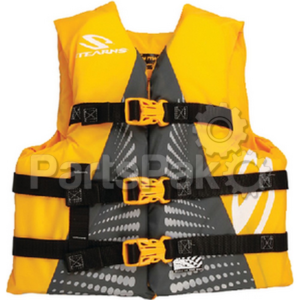 Stearns 3000002212; PFD Life Jacket Youth Watersport Gold