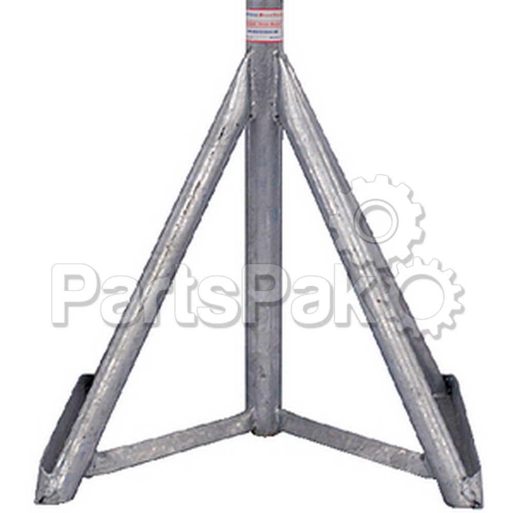 Brownell Boat Stands MB3GBASE; Galvanized Mb Stand Base Only 25-38 inch