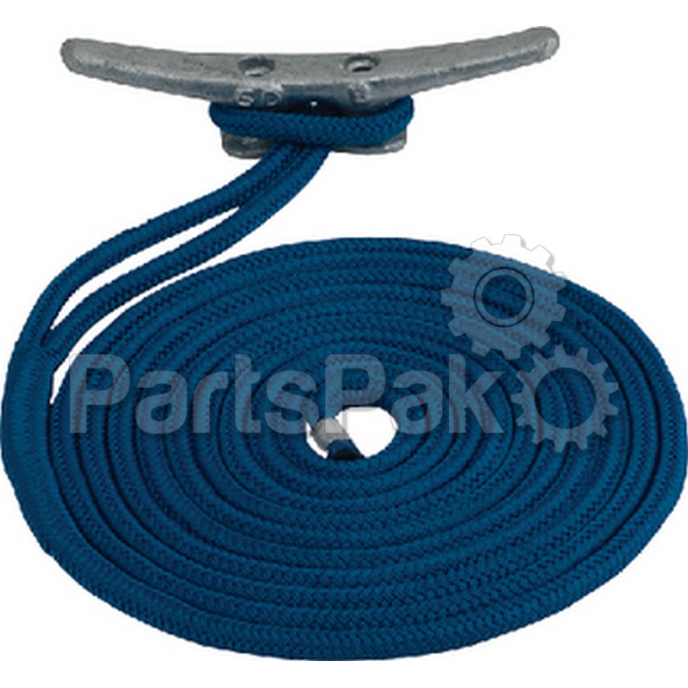 Sea Dog 302110020BL1; Dock Line Double Blue 3/8 inch X 20 ft