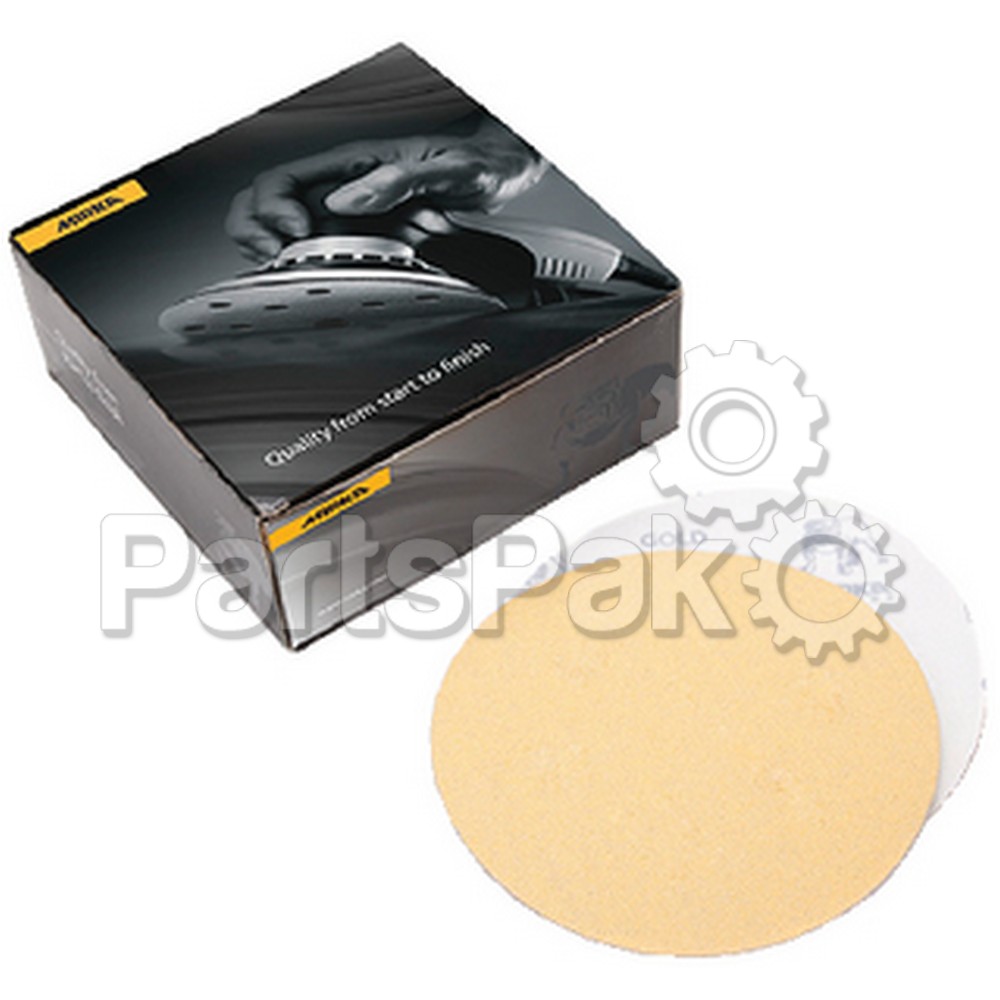 Mirka Abrasives 23332060; Gold 5 Inch Psa Disc 60 Grit Sand Paper