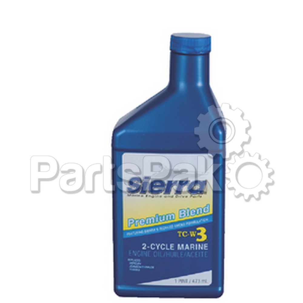 Sierra 18-95001; Oil, Tcw3 Premium 2 Cycle Outboard Pint