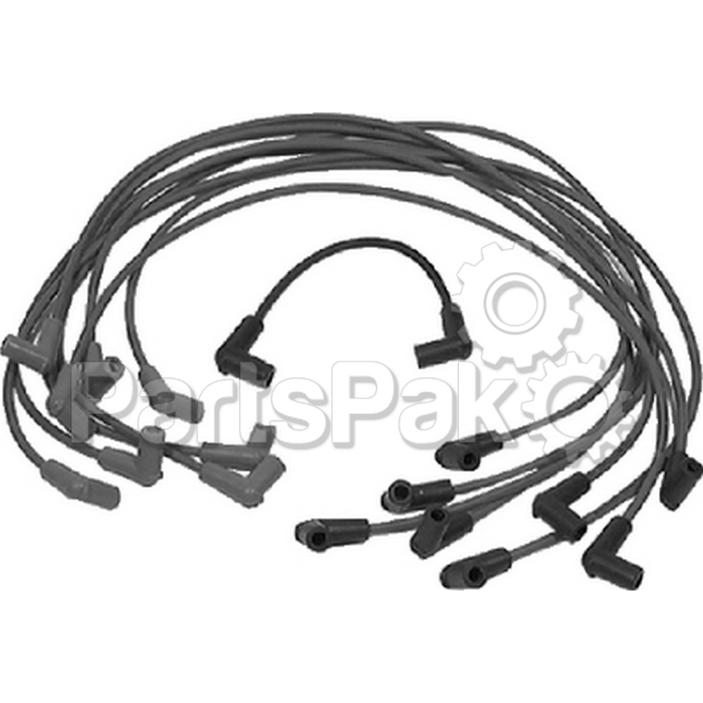 Quicksilver 84-816608Q71; Spark Plug Wire Kit -Red Wires- Replaces Mercury / Mercruiser
