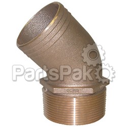 Groco PTHD1500; Bronze Pipe/Hose-45 1-1/2 Inch