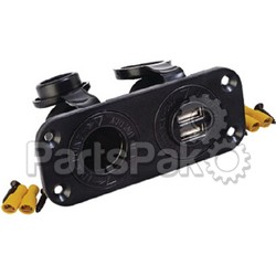 Sea Dog 4265051; Double Usb & Power Socket; LNS-354-4265051