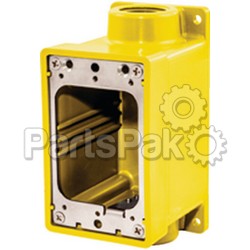 Beckson HBL60CM83A; Watertight Fd Box 3/4 Inch Yellow