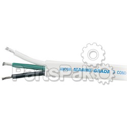 Ancor 133325; 12/3 Wht Rnd Triplx Cable 250 FT