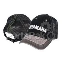 Yamaha CRP-18HMU-LT-NS Hat, Yamaha Black, Olv, Mesh Back; CRP18HMULTNS