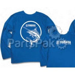 Yamaha CRP-18LDF-BL-SM Tee Shirt T-Shirt, Pro Fishing Long Sleeve Drifit Offshore Small; CRP18LDFBLSM