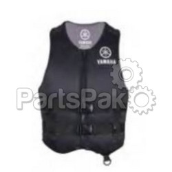 Yamaha MAR-19VVN-BK-MD Pfd Life Jacket Vest, Yamaha Value Neoprene Black Medium; MAR19VVNBKMD; YAM-MAR-19VVN-BK-MD
