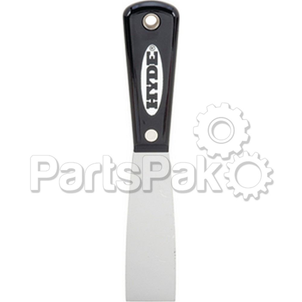 Knives 02000; 1.25 inch Flex Black-Silver Putty Knife