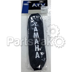 Yamaha ABA-SCVRR-BK-01 Rear Shock Cover, Black/White Banshee/Warrior/Blaster; ABASCVRRBK01