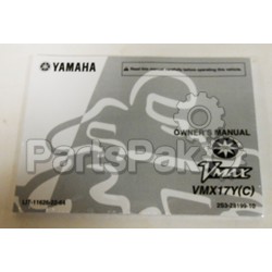 Yamaha LIT-11626-22-64 Vmx17Y/C 2009 Owners Manual; LIT116262264