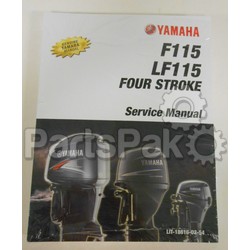 Yamaha LIT-18616-03-54 F115B Lf115B Service Manual; LIT186160354