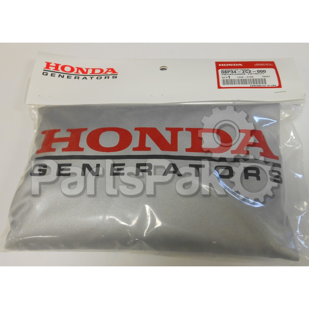 Honda 08361-340009G Generator Cover Construction; New # 08P34-ZC2-000