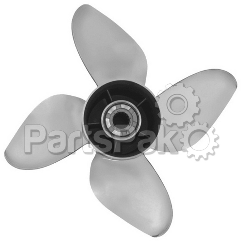 Honda 58334-ZY3-A15CLH Propeller, 4-Blade 15 1/4X15 Ofx (Righthand); 58334ZY3A15CLH