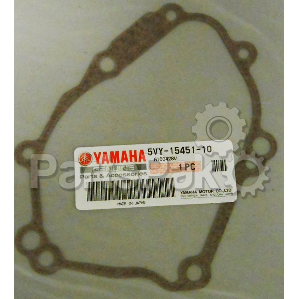 Yamaha 5VY-15451-10-00 Gasket, Crankcase Cover 1; 5VY154511000