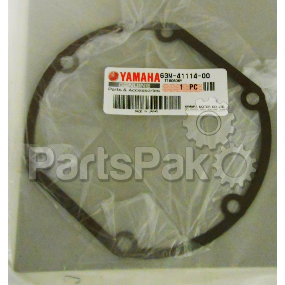 Yamaha 63M-41114-00-00 Gasket, Exhaust Cover; 63M411140000