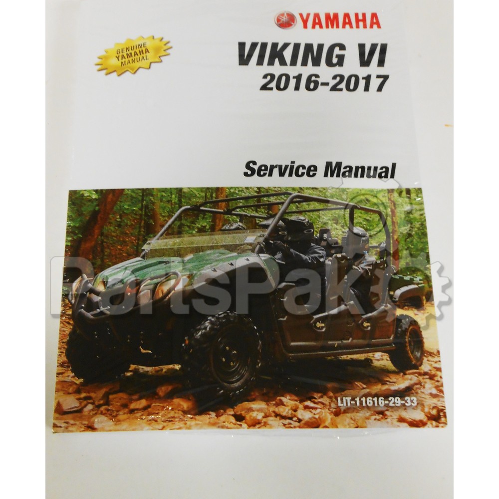 Yamaha LIT-11616-29-33 2016 Viking Vi Service Manual; LIT116162933