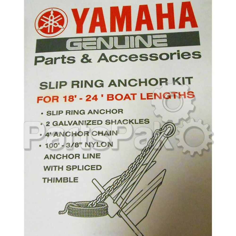 Yamaha SBT-ANCHR-KT-08 Anchor Kit-All 230 All 240 & 2008 210; SBTANCHRKT08