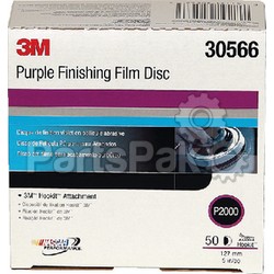 3M 30666; Purple Finishing Discs Film Hookit P2000 6-Inch; LNS-71-30666
