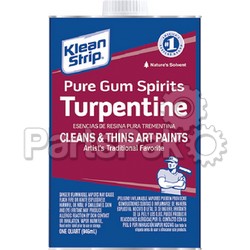 Klean Strip QGT694; Turpentine Quart