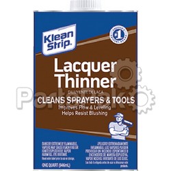 Klean Strip QML1704SC; Lacquer Thinner Quart S Cal