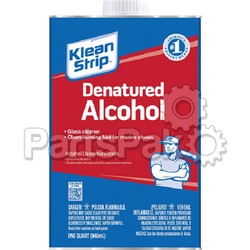Klean Strip QSL26W; Denatured Alcohol Quart