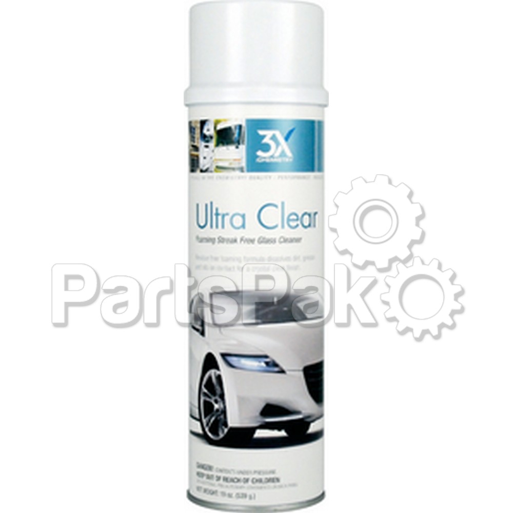 3X Chemistry 170; Multi Surface Glass Cleaner