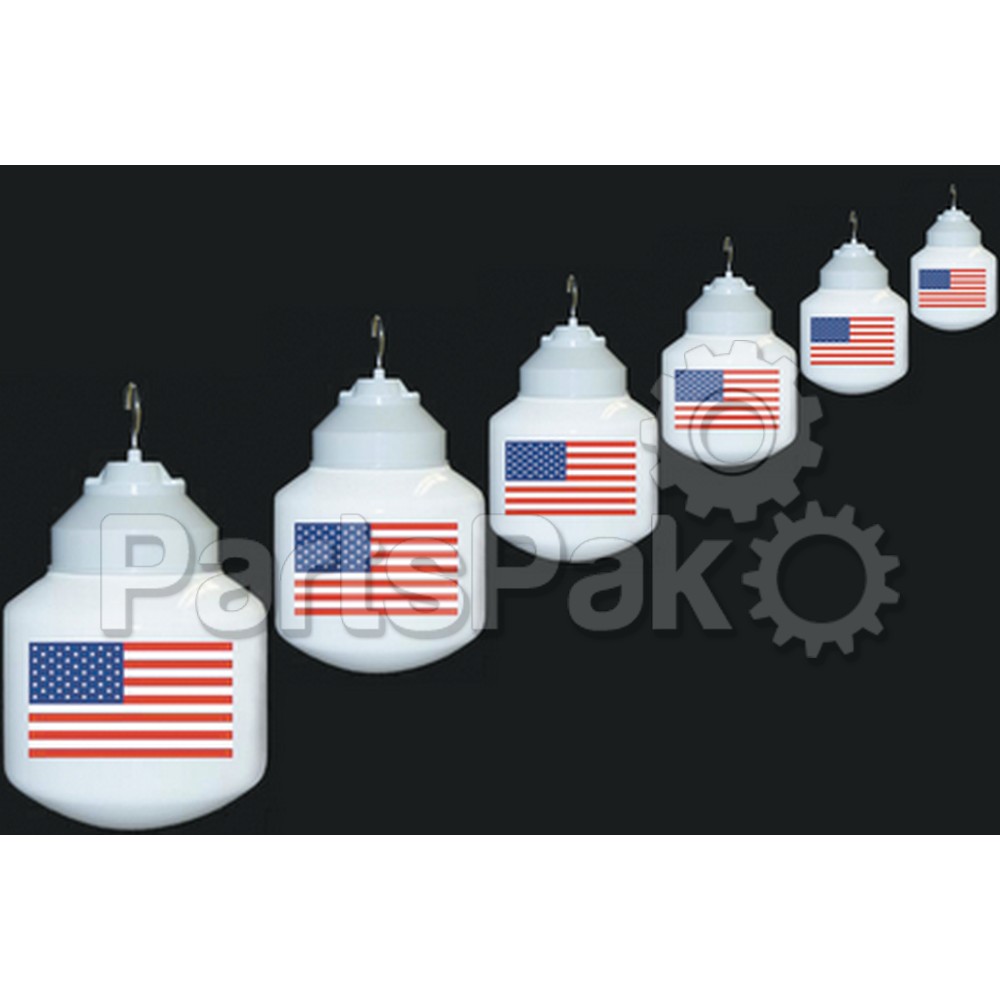 Polymer Products 1601USFLAG; Us Flag Lights Set Of 6