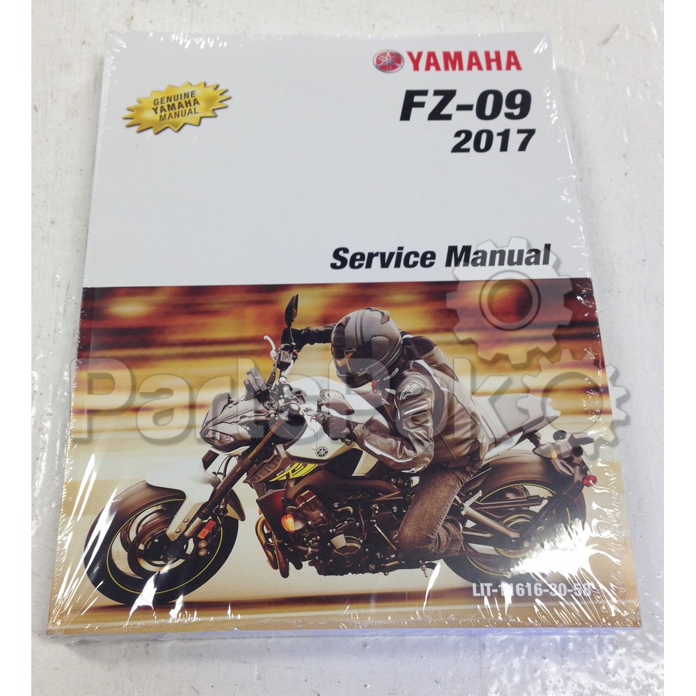 Yamaha LIT-11616-30-58 2017 Fz-09 Service Manual; LIT116163058