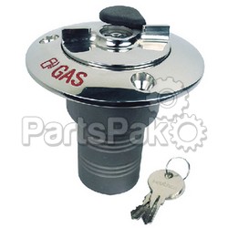 SeaChoice 32051; Deck Fill 1-1/2 Stainless Steel Gas/ Lock